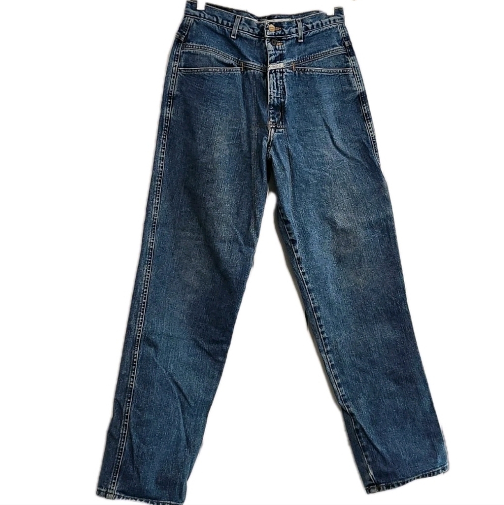 [SOLD] VTG Marithe Francois Girbaud Mens Stone Washed Signature Y-Yoke Jeans